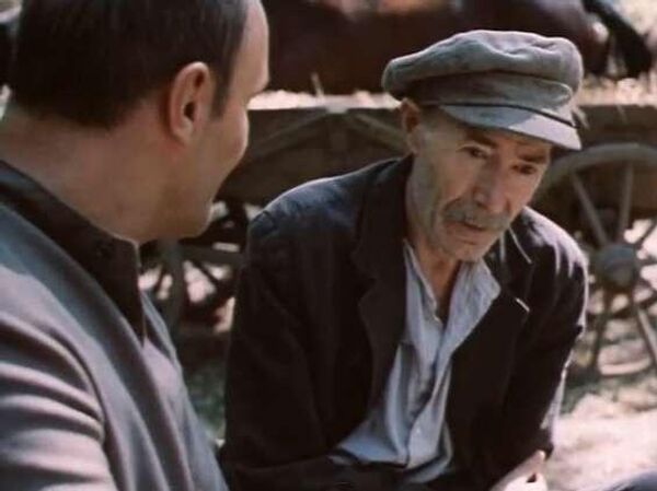 На крутизне. Кадр из фильма