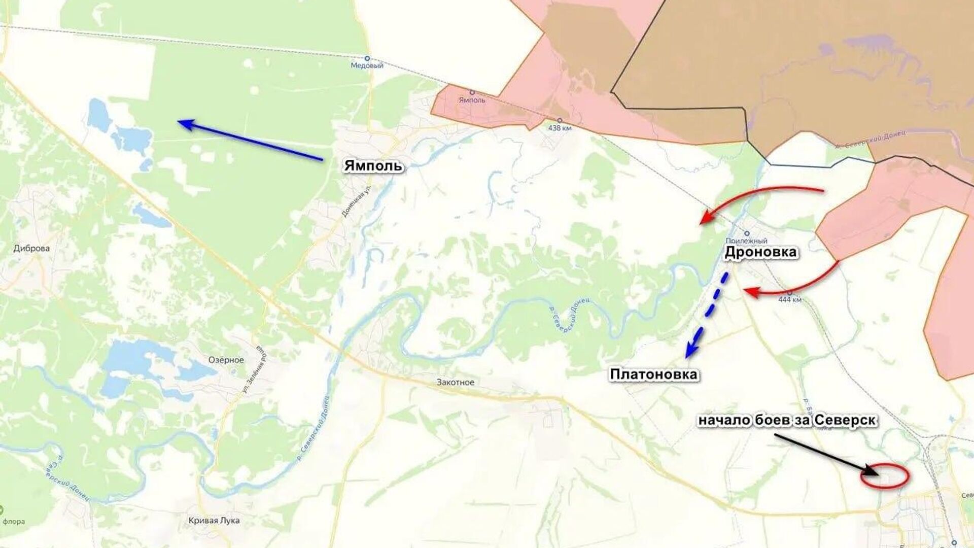 Российские войска усилили давление на противника в районе Ямполя, у Дроновки ВС РФ формируют огневой мешок - РИА Новости, 1920, 03.10.2025