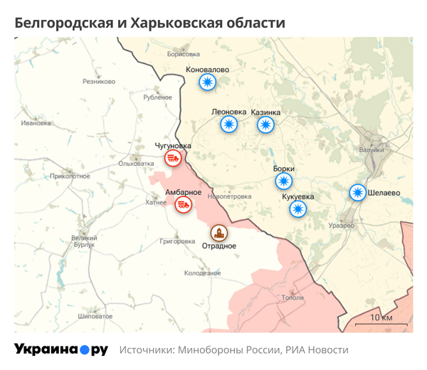 Белгородская и Харьковская области