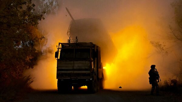 Боевая работа системы дистанционного минирования Земледелие группировки войск Центр