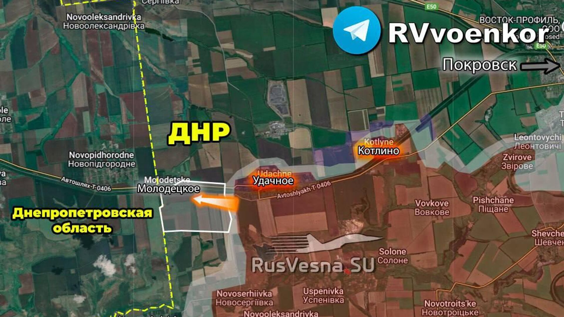 Армия России начала штурм Молодецкого на границе ДНР и Днепропетровской области - РИА Новости, 1920, 08.10.2025