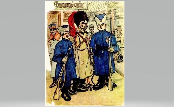 Борис Ефимов Типы петлюровцев, 1918 год