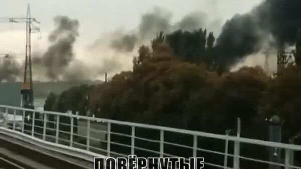 Кадры из района Кременчугской ГЭС в Светловодске