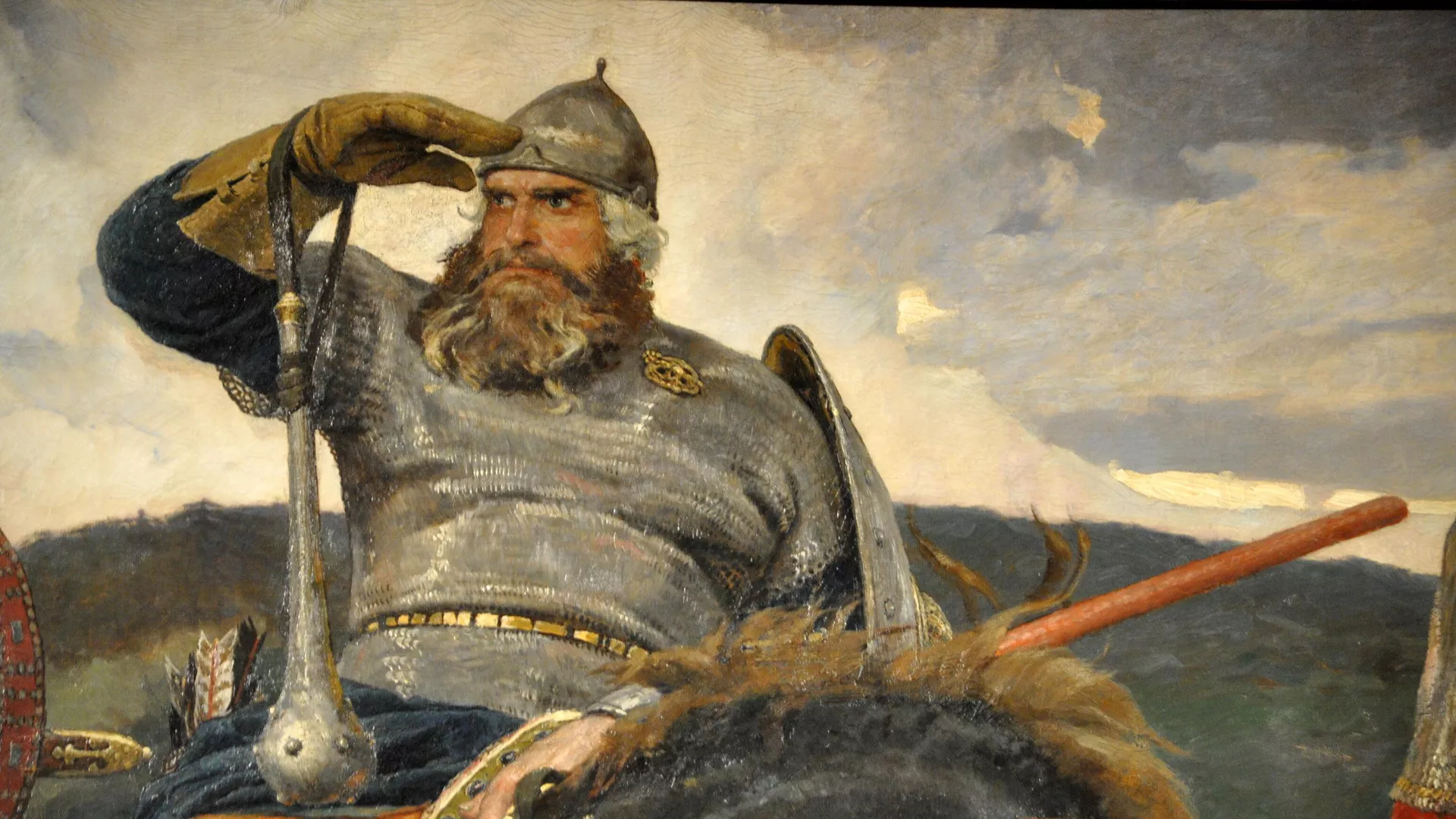 Илья Муромец (фрагмент картины В. Васнецова Три богатыря) - РИА Новости, 1920, 12.10.2025