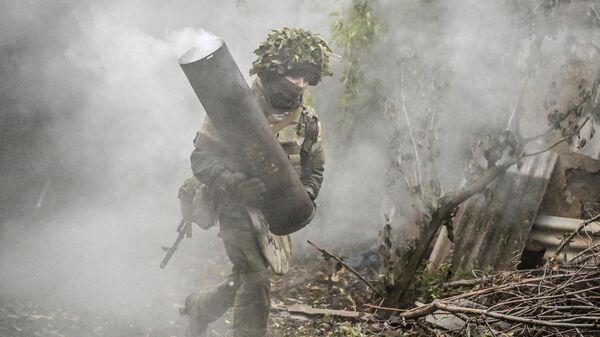 Боевая работа расчета пушки 2С5 Гиацинт-С группировки войск Центр в зоне СВО