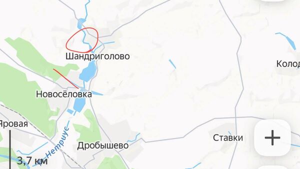 Тем временем приходят данные о форсировании нашими войсками реки Нетриус в районе Шандриголово и выходу к Новоселовке с севера на Краснолиманском направлении, сообщает «Синяя Z борода»