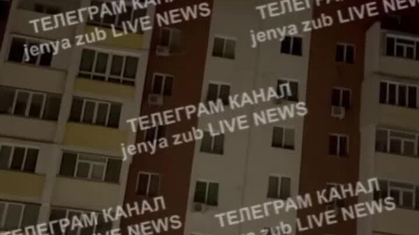 Кадры с моментами отключения света в Харькове после прилётов