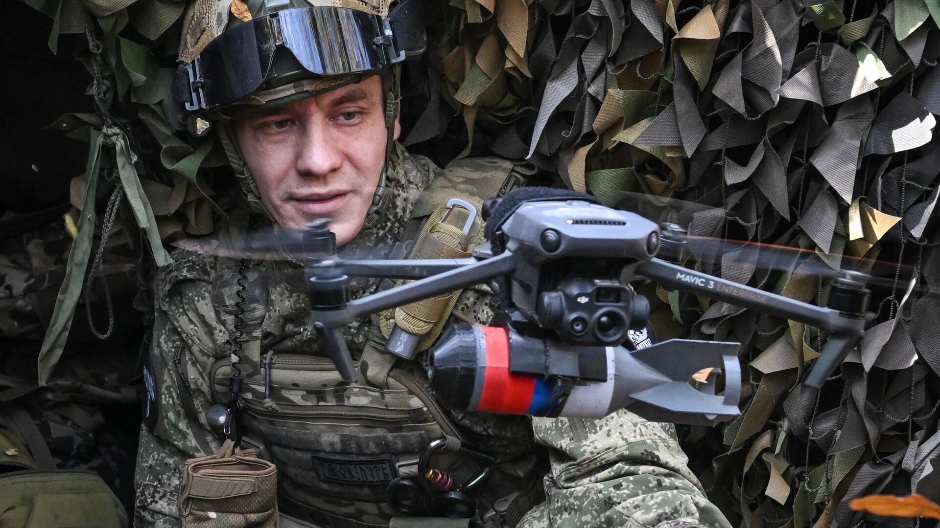 Боевая работа расчетов БПЛА группировки Центр - РИА Новости, 1920, 17.11.2025