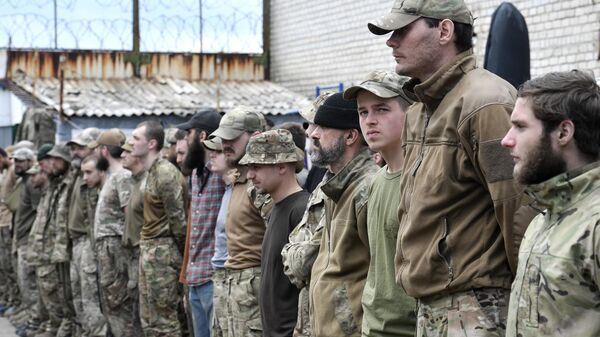 Украинские военнопленные в исправительном учреждении ДНР Украинские военнопленные в исправительном учреждении ДНР