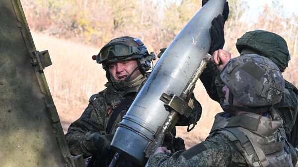 Боевая работа САУ Малка группировки Центр