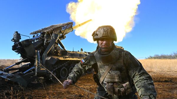 Боевая работа САУ Малка группировки Центр Боевая работа САУ Малка группировки Центр