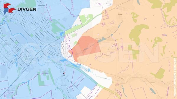 Российские войска заняли первые здания в микрорайоне Сантуриновка на восточной окраине Константиновки, сообщает ТГ-канал «DivGen»