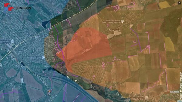 Российские войска заняли первые здания в микрорайоне Сантуриновка на восточной окраине Константиновки, сообщает ТГ-канал «DivGen»