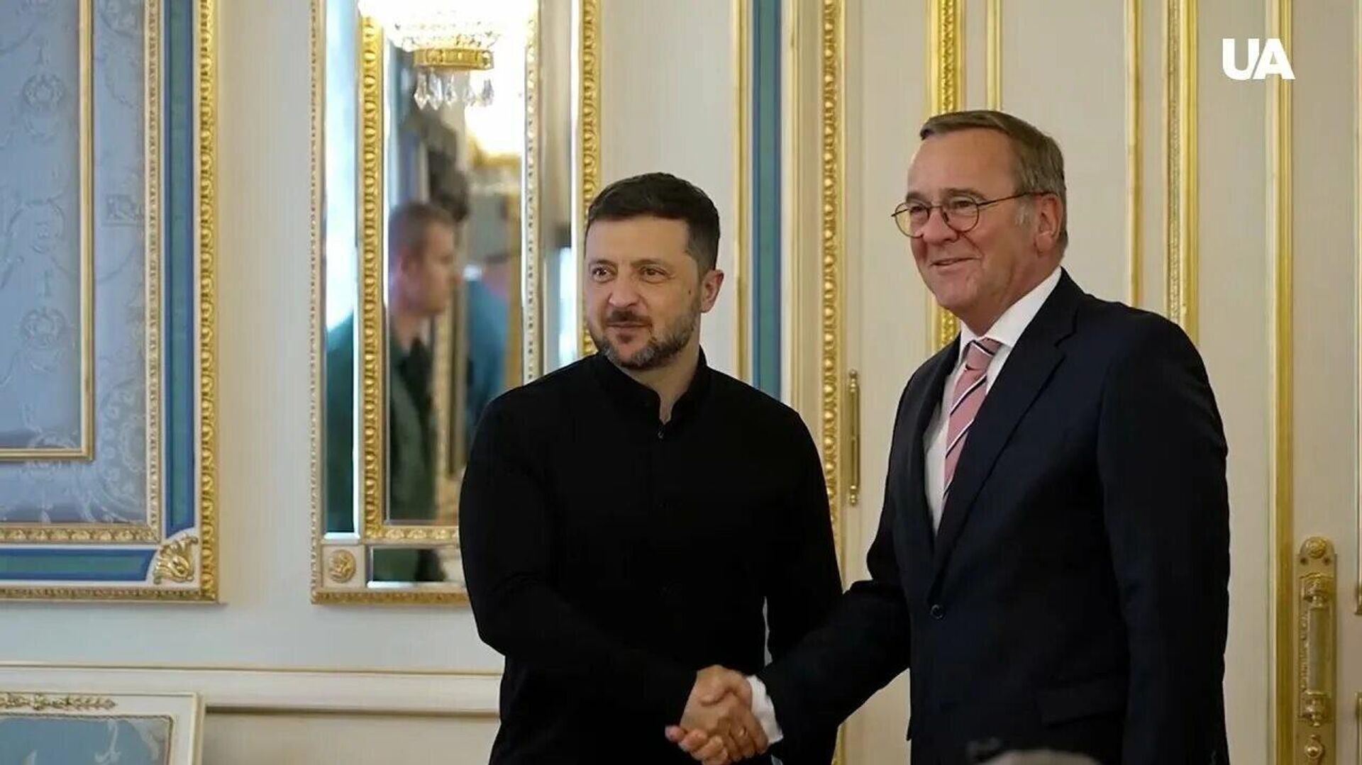 Борис Писториус и Зеленский - РИА Новости, 1920, 19.10.2025