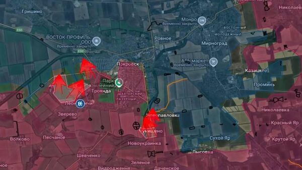 Российская армия продолжает наступление на Красноармейском направлении