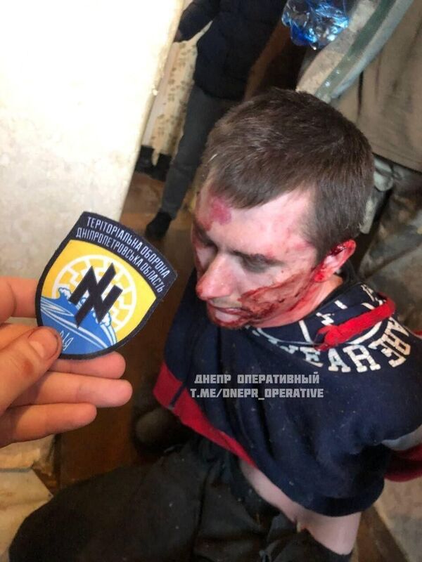 Александр Матюшенко во время задержания