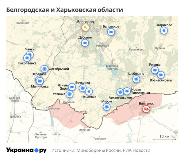 Белгородская и Харьковская области
