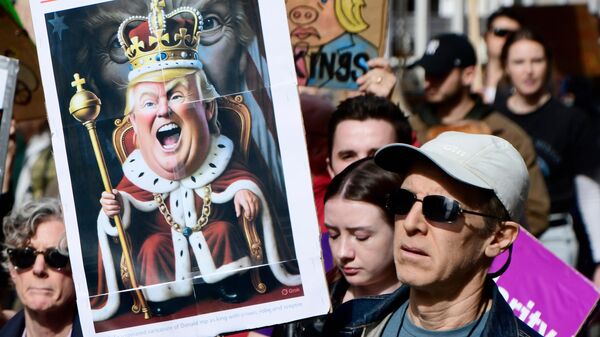 Антиправительственная акция Нет королям в Америке 