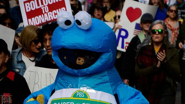 Антиправительственная акция Нет королям в Америке 