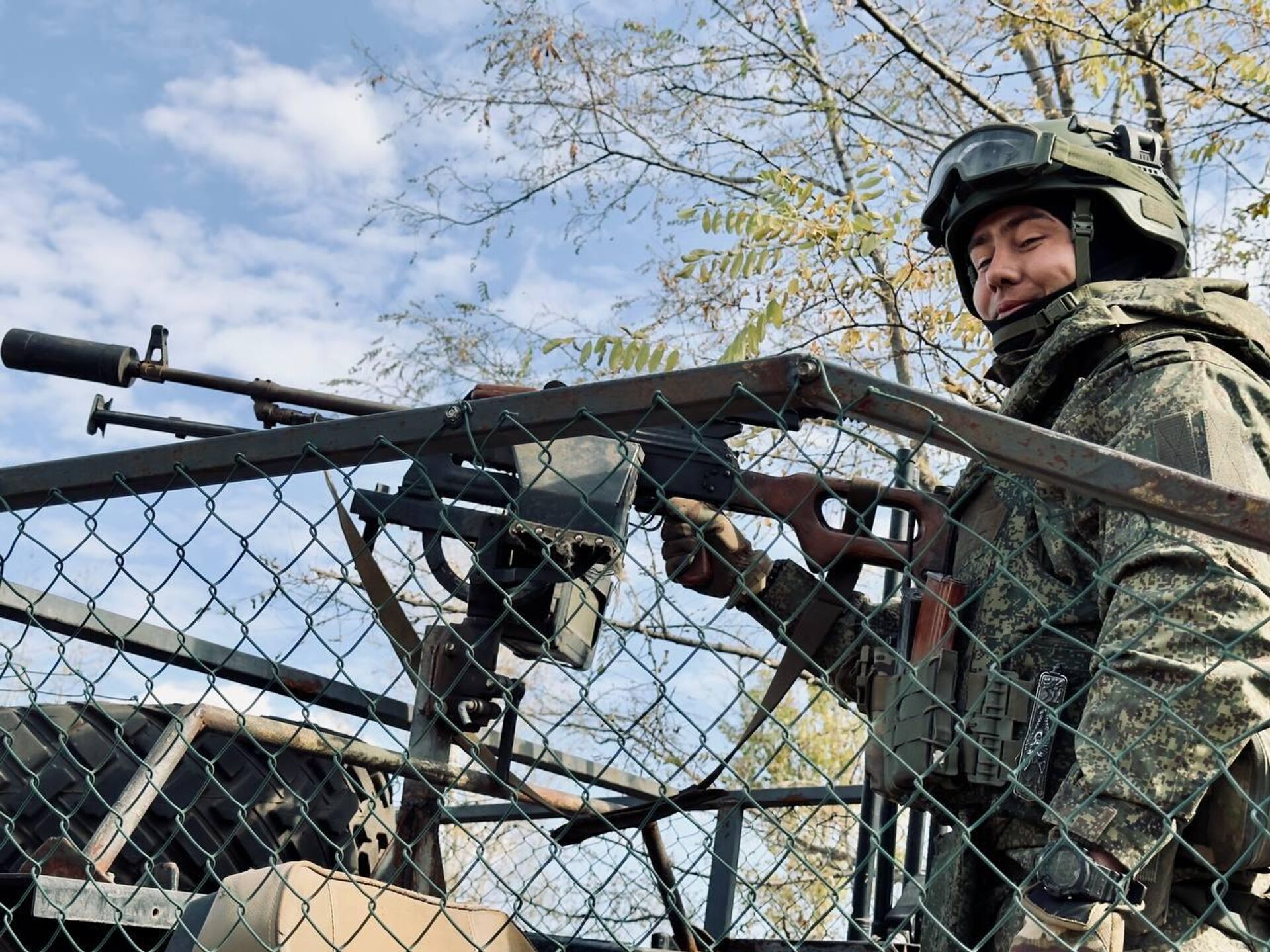 Пулемётчик Евграфов - РИА Новости, 1920, 25.10.2025