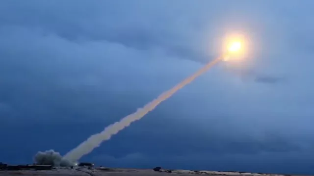 © Фото : Министерство обороны РФ / Испытания крылатой ракеты с ядерным двигателем «Буревестник» Слежка НАТО за