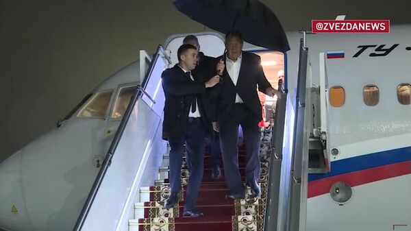 Министр иностранных дел России Сергей Лавров прибыл в Минск с рабочим визитом, в ходе которого примет участие в III Минской Международной конференции по евразийской безопасности