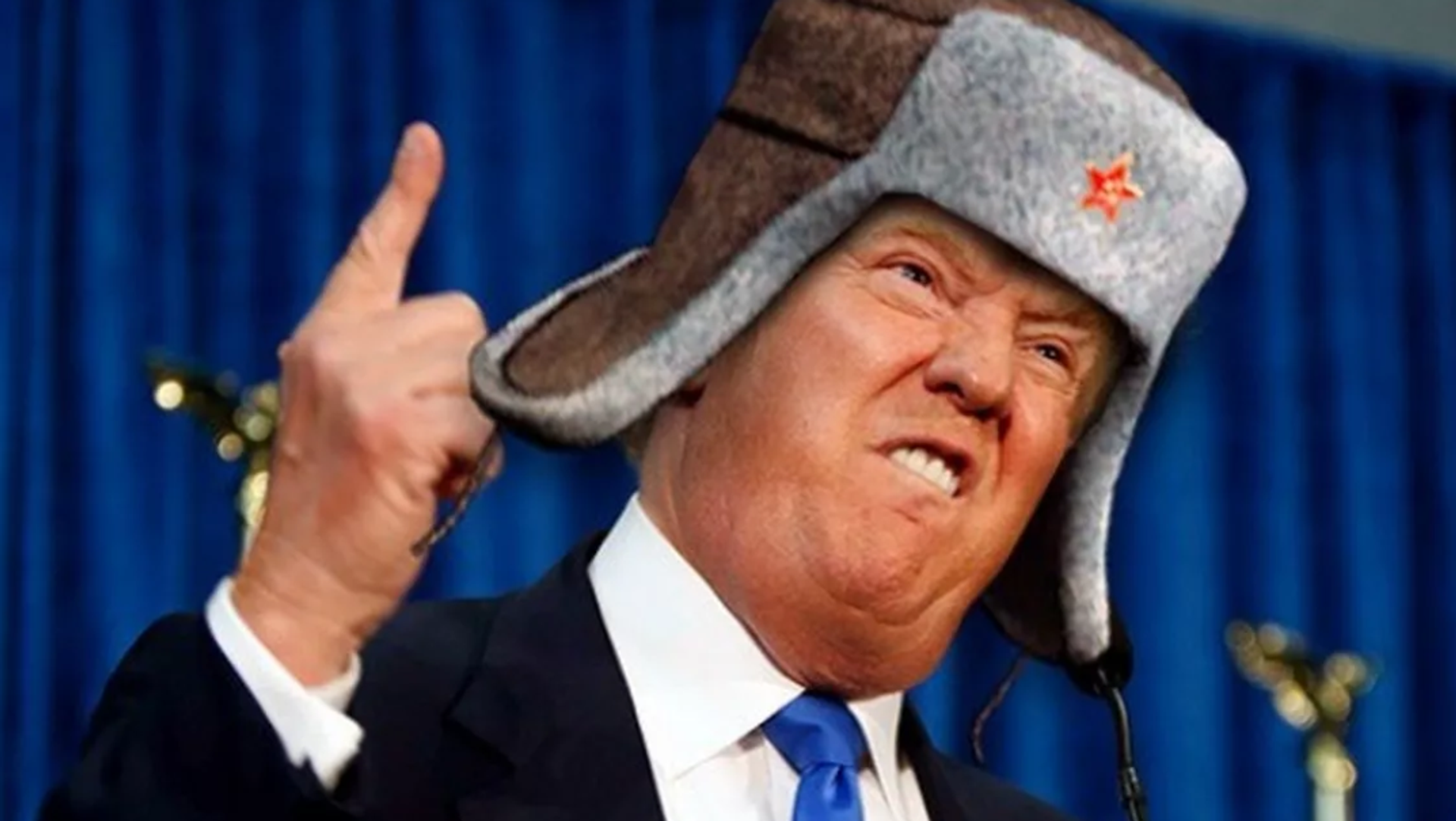 Трамп в советской шапке - РИА Новости, 1920, 02.11.2025