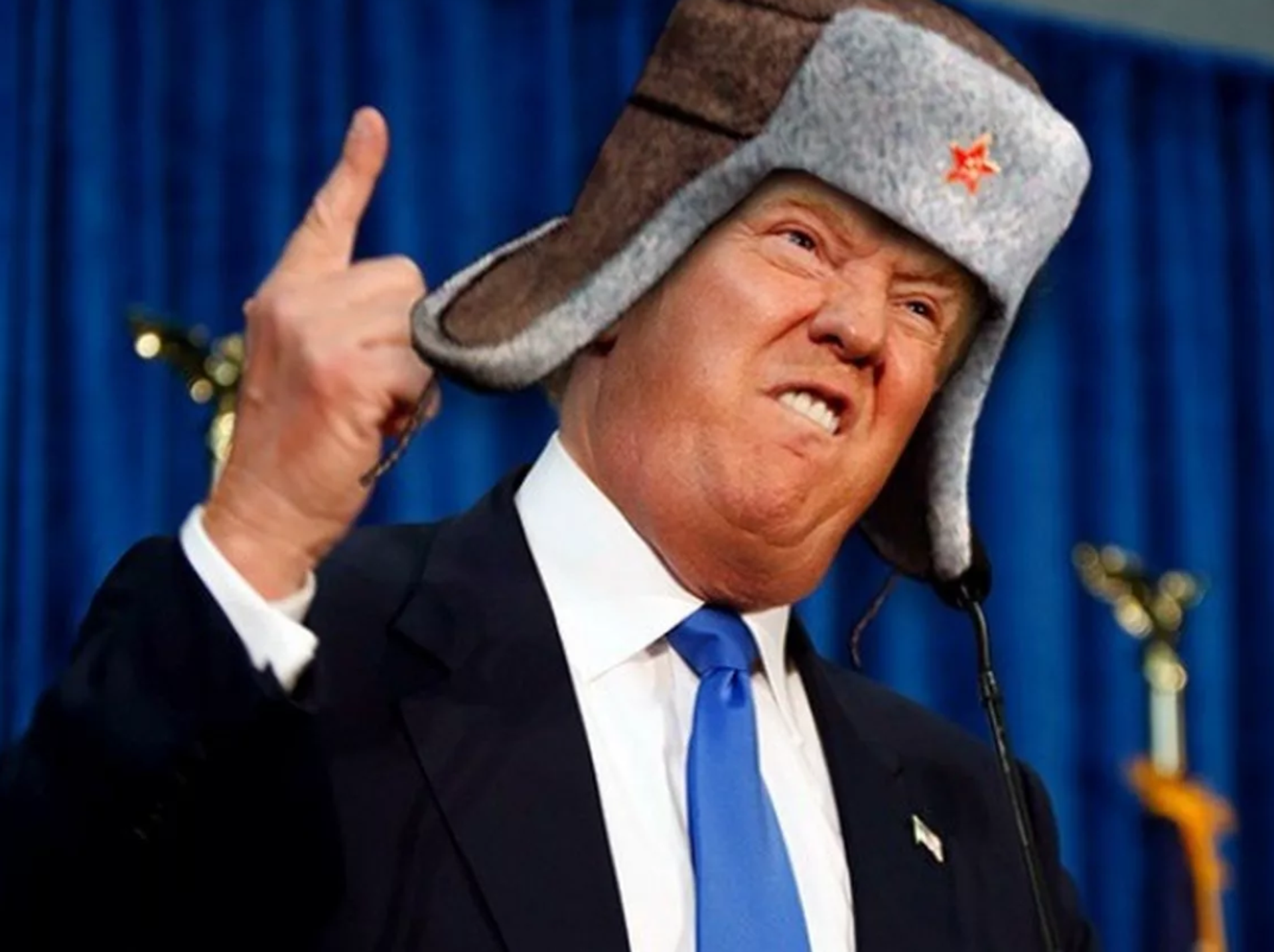 Трамп в советской шапке - РИА Новости, 1920, 28.10.2025