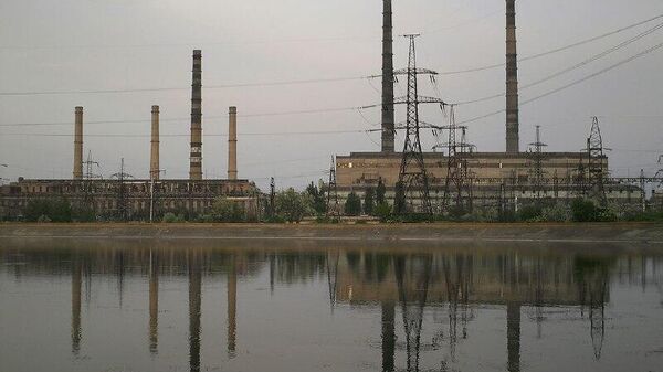 Несколько часов назад ВС РФ нанесли удар по Славянской ТЭС (Николаевка, оккупированная ВСУ часть ДНР)