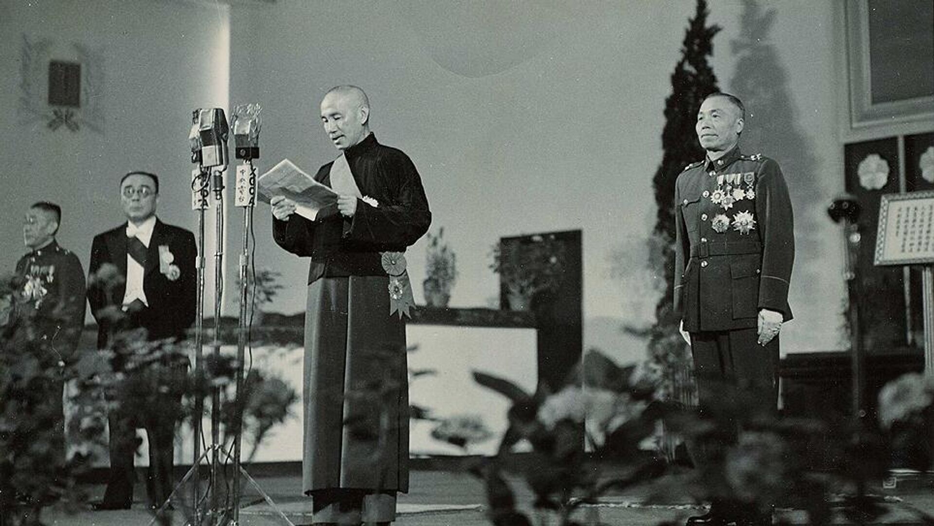 Чан Кайши вступает в должность президента Китайской республики 20 мая 1948 года Чан Кайши вступает в должность президента Китайской республики 20 мая 1948 года - РИА Новости, 1920, 01.11.2025