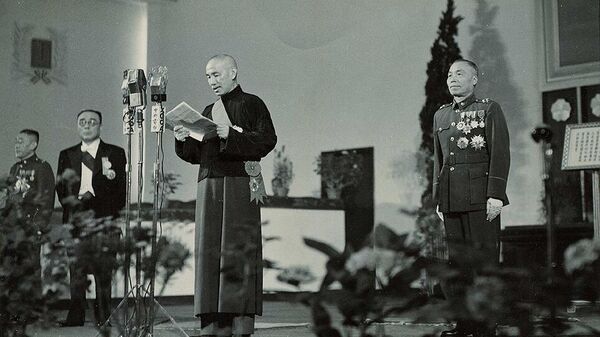 Чан Кайши вступает в должность президента Китайской республики 20 мая 1948 года