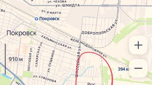 ‼ По данным с мест нацисты покинули посёлок Рог на востоке Красноармейска