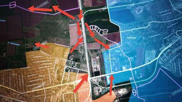 ‼ Подразделения группы «Центр» завершили окружение Мирнограда (Димитрова)