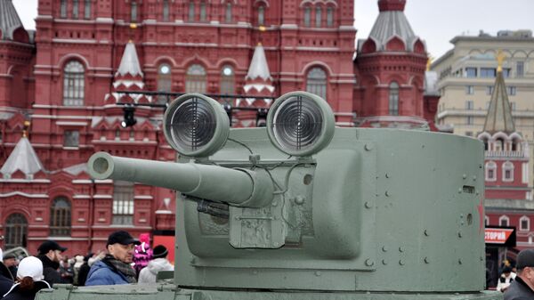 Выставка Город живых историй. Танк Т-26 из коллекции Музея техники Вадима Задорожного