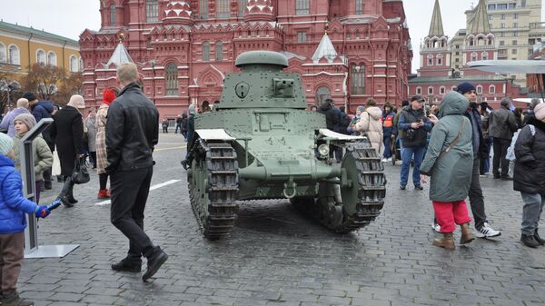 Выставка Город живых историй. Танк МС-1 из коллекции Музея техники Вадима Задорожного