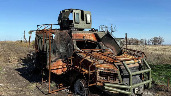 Освобождённый посёлок Шевченко под Красноармейском