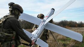 Боевая работа расчета БПЛА Ланцет группировки Центр