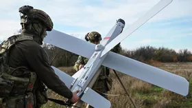 Боевая работа расчета БПЛА Ланцет группировки Центр