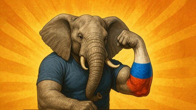 © Фото : Сгенерировано Искусственным Интеллектом / НАШ СЛОН Расчеловечили и задолбали: как украинцы превращают русских либералов в слонов