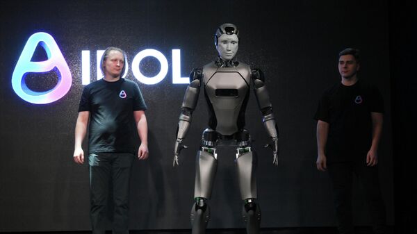 Презентация первого российского антропоморфного робота с ИИ
