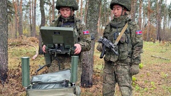 СМИ публикуют фотографии военнослужащих КНДР, которые сейчас принимают участие в разминировании Курской области