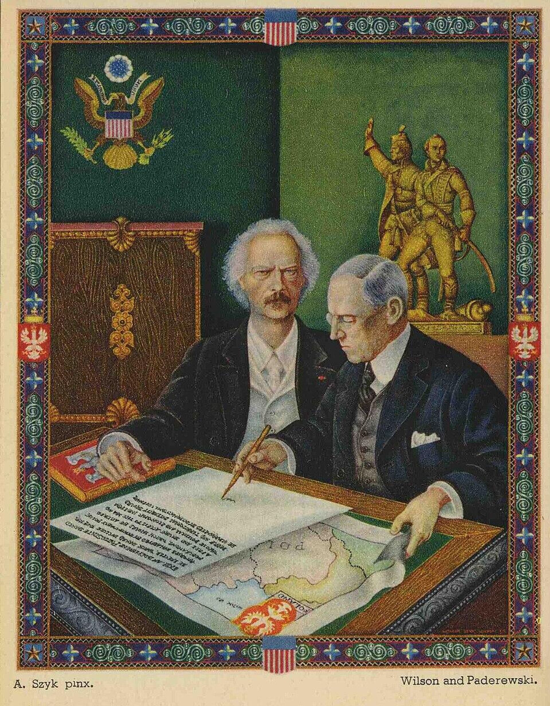 Артур Шик Серия о польско-американском братстве. Вильсон и Падеревский, 1939 год Артур Шик Серия о польско-американском братстве. Вильсон и Падеревский, 1939 год - РИА Новости, 1920, 15.11.2025