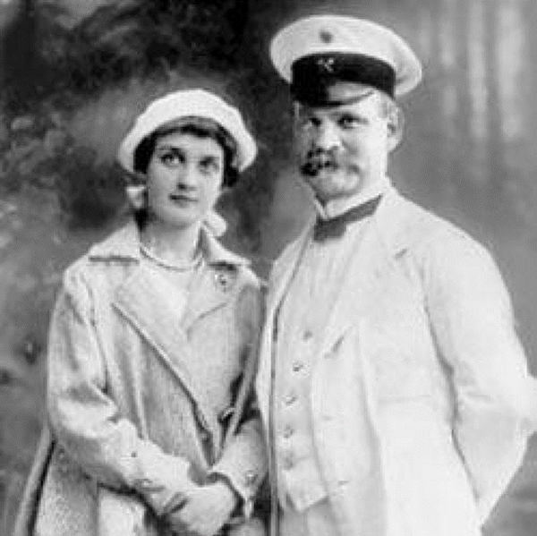 Василий Листовничий с дочерью Инной