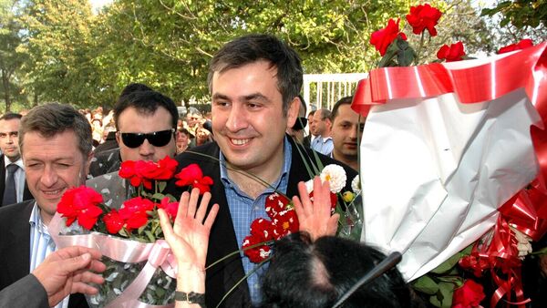 Михаил Саакашвили в 2004 году