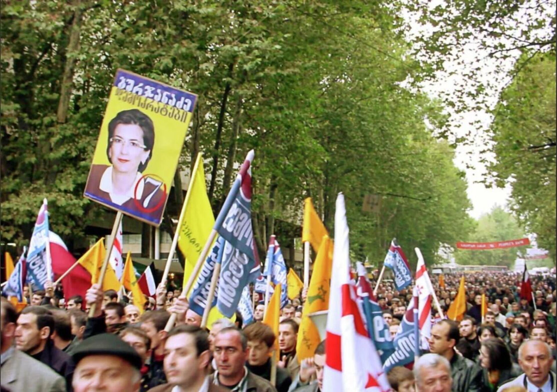 Митинг в Тбилиси, 2003 год - РИА Новости, 1920, 21.11.2025