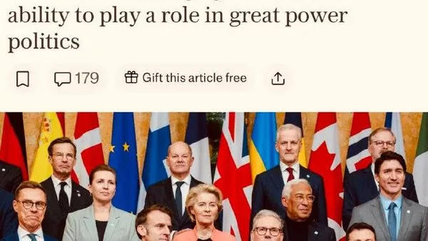 Европа обещала Украине большую финансовую поддержку, но в итоге слова не соответствуют действиям, пишет The Telegraph