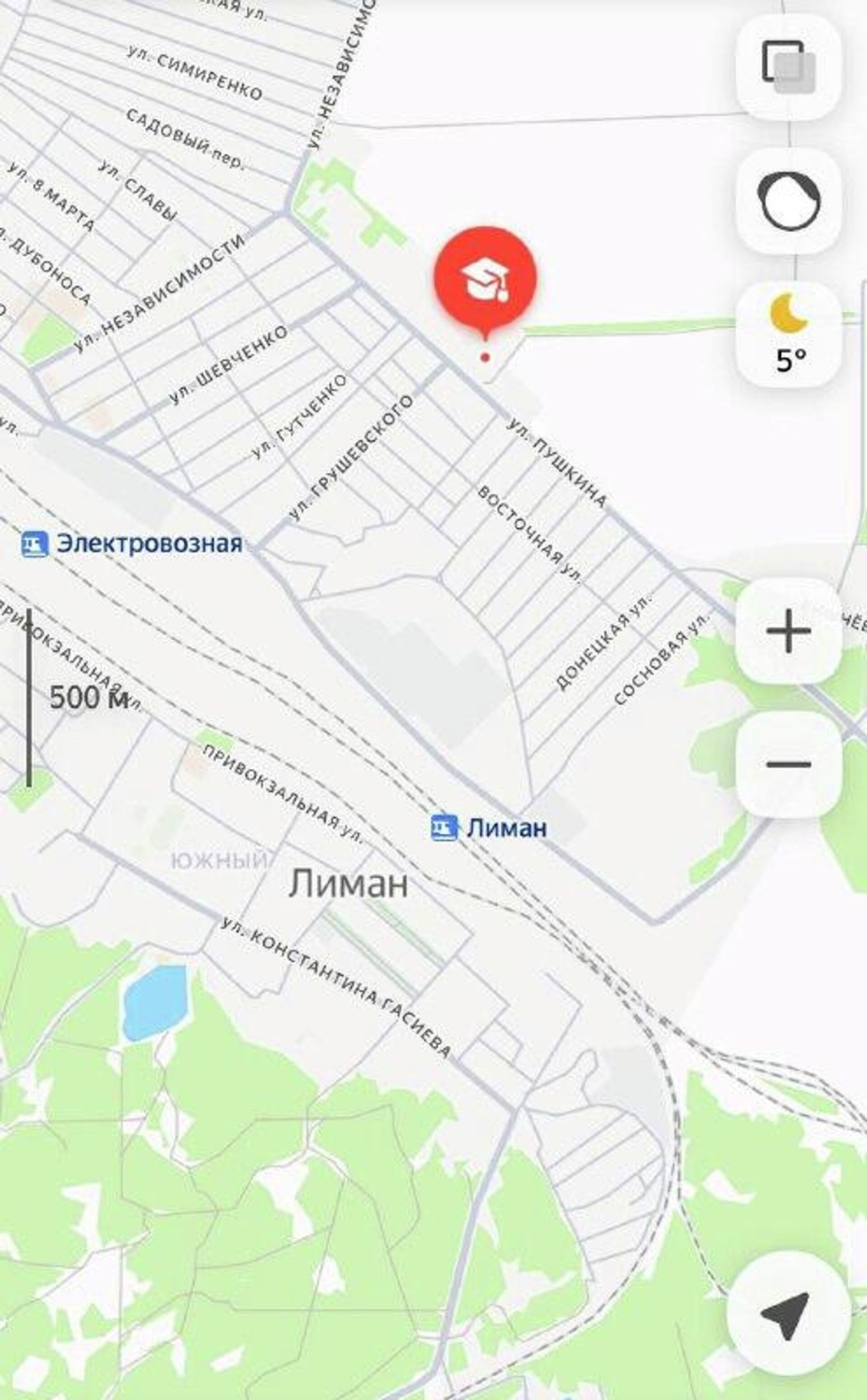 В Красном Лимане нашим войскам удалось продвинуться по улице Пушкина вплоть до поворота на Грушевского и освободить территорию храма и здание школы №2 - РИА Новости, 1920, 24.11.2025