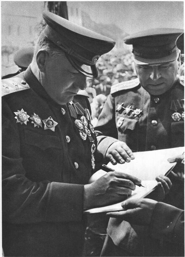 Командарм-40 Филипп Жмаченко. Прага, 1945 год