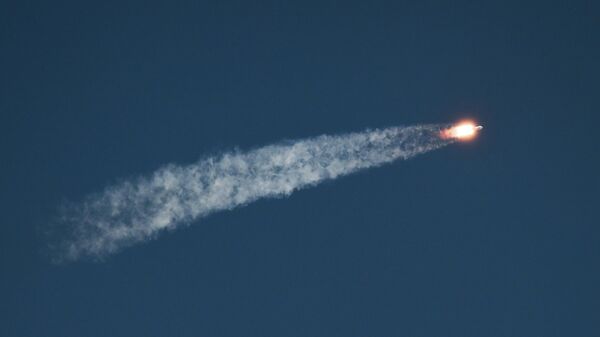 Запуск пилотируемого корабля Союз МС-28 с космодрома Байконур