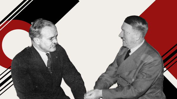 Вячеслав Молотов, Адольф Гитлер, Иоахим фон Риббентроп и Вильгельм Кейтель на переговорах в Берлине, ноябрь 1940 года